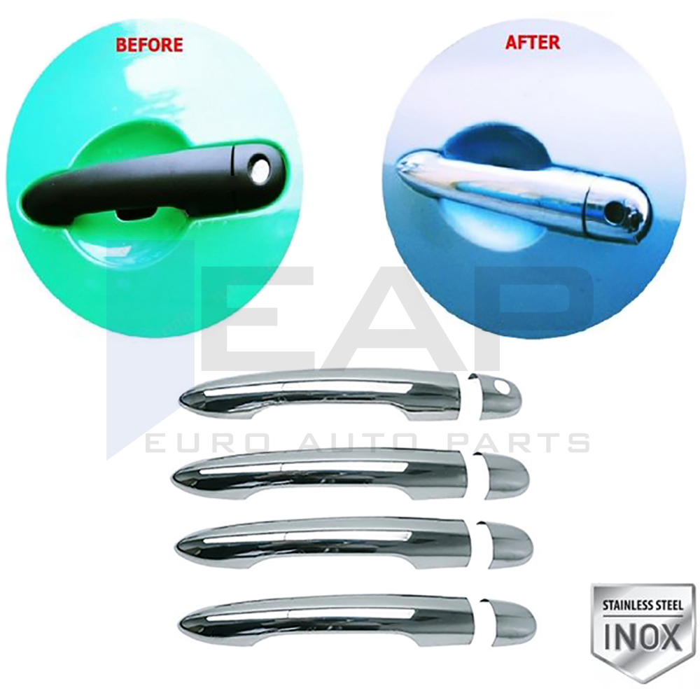 Door Handle Cover - 4 Doors - Stainless Steel