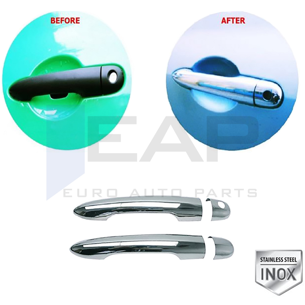 Door Handle Cover - 2 Doors - Stainless Steel
