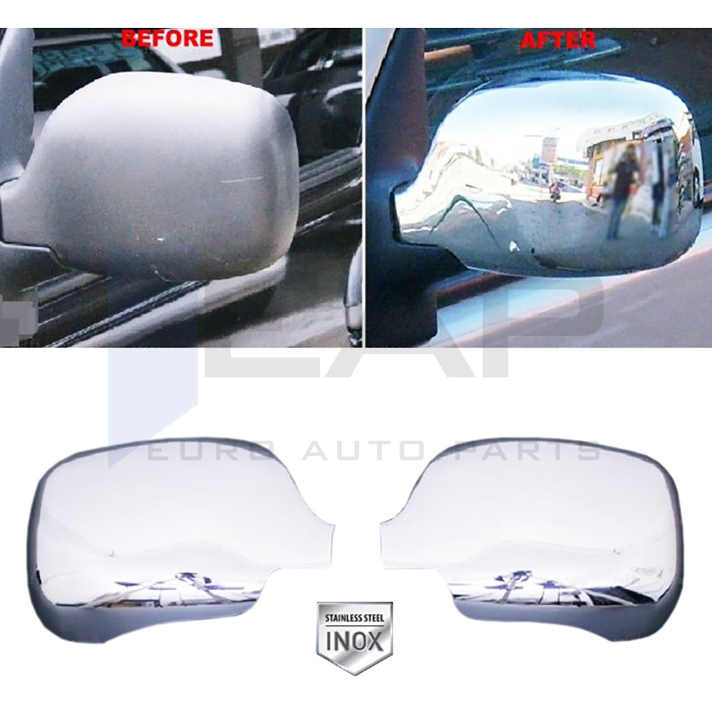 Mirror Cover 2 Pcs - Stainless Steel