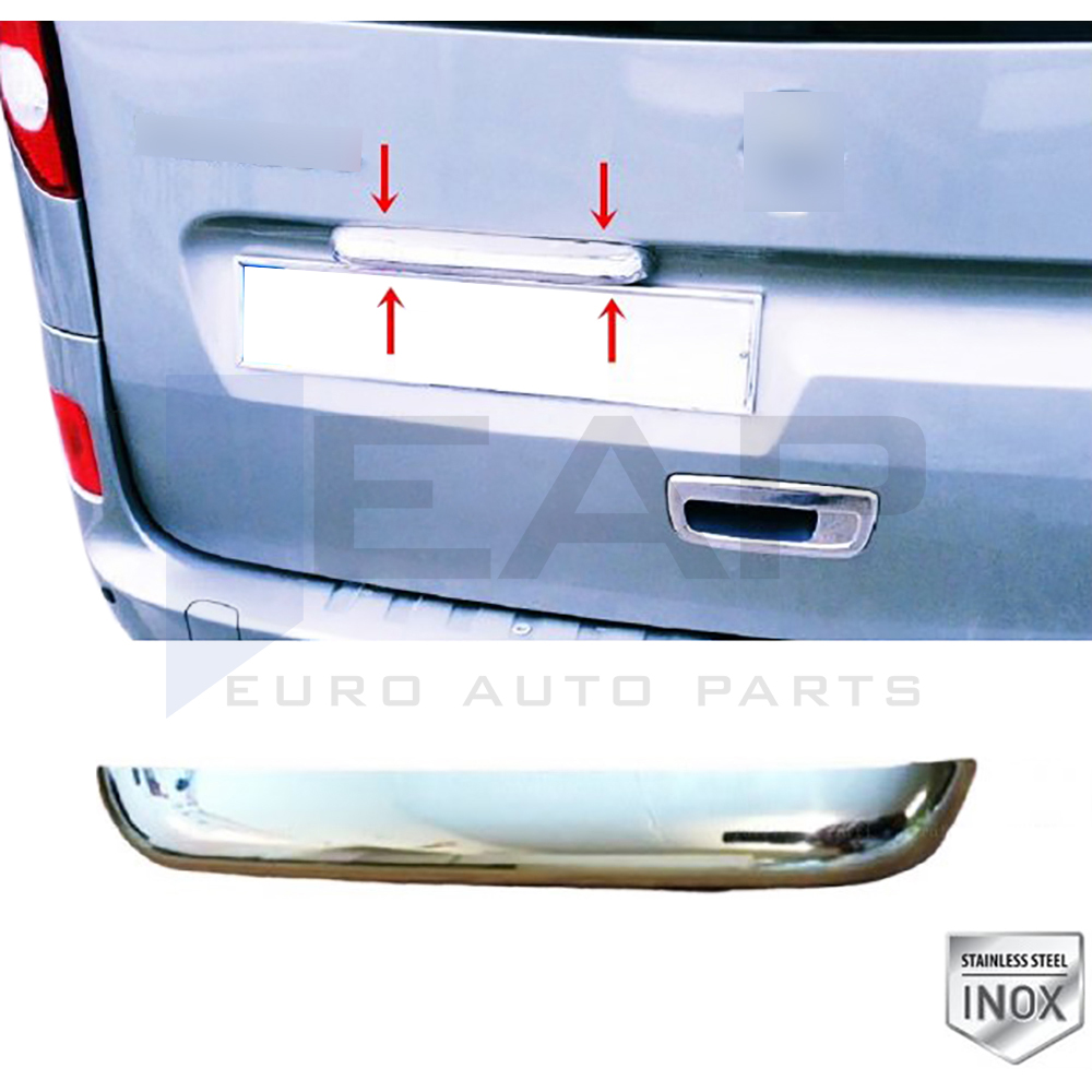 Trunk Lid Trim - Stainless Steel