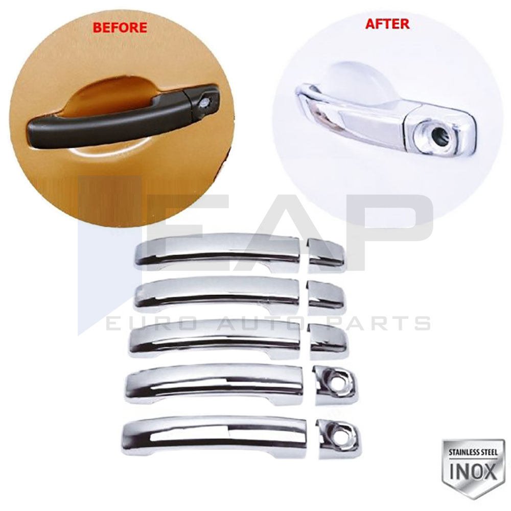Door Handle Cover (Double Hole) - 5 Doors - Stainless Steel