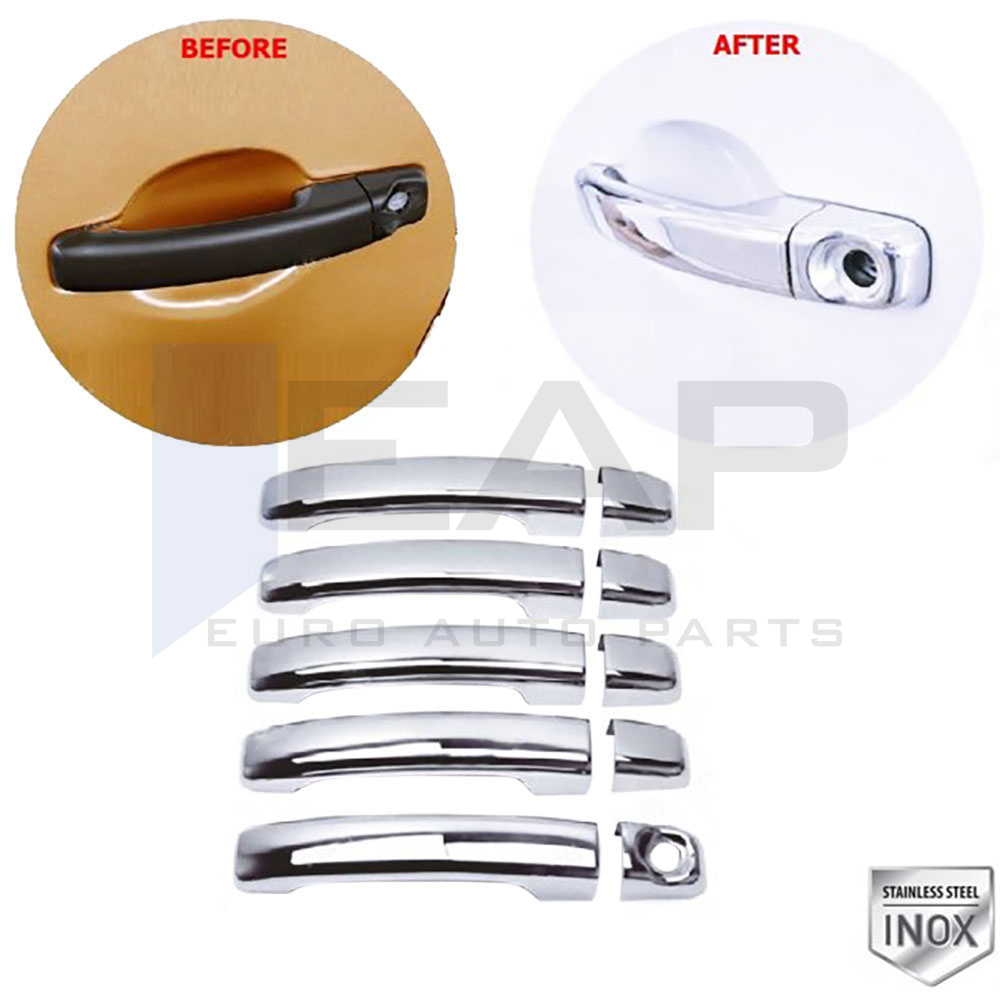 Door Handle Cover (Single Hole) - 5 Doors - Stainless Steel