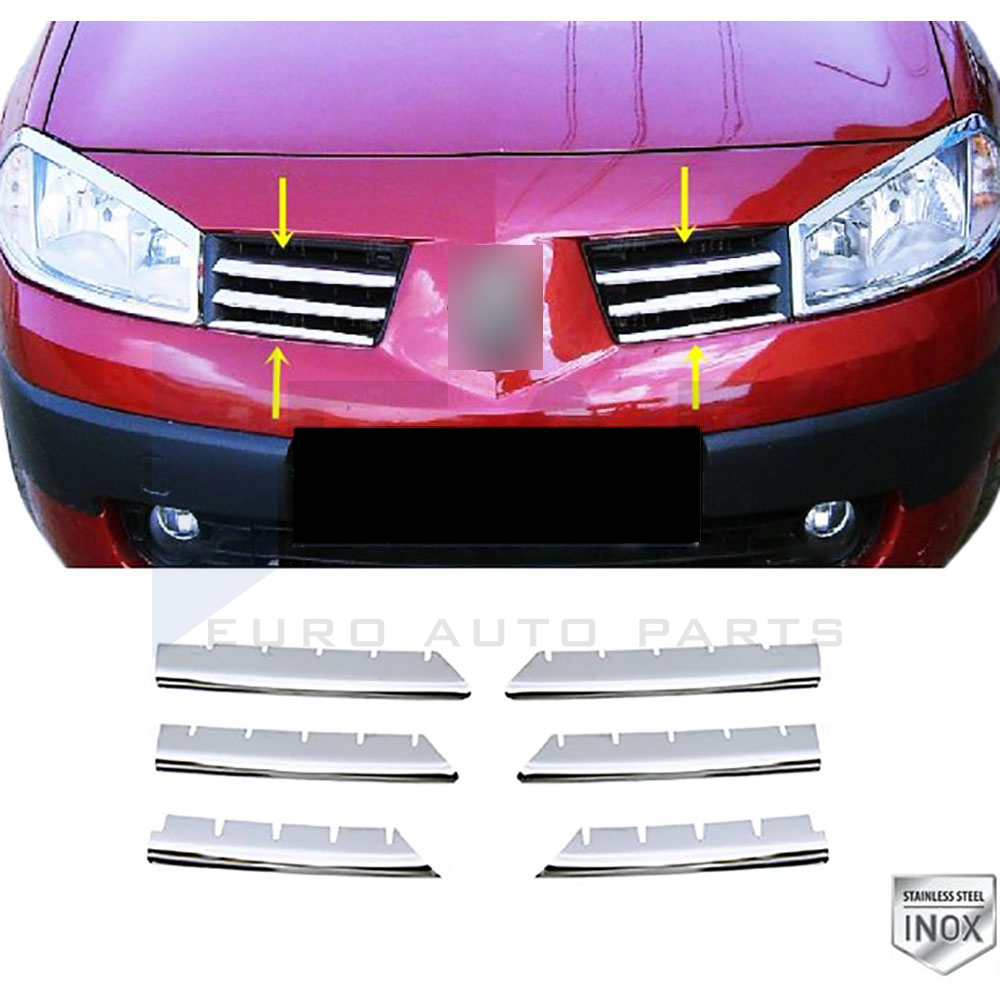 Front Grille - 6 Pcs - Stainless Steel