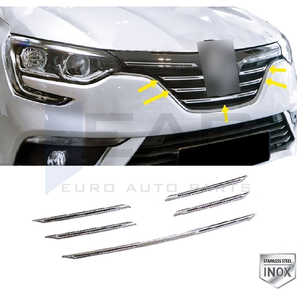 Front Grille - 5 Pcs - Stainless Steel