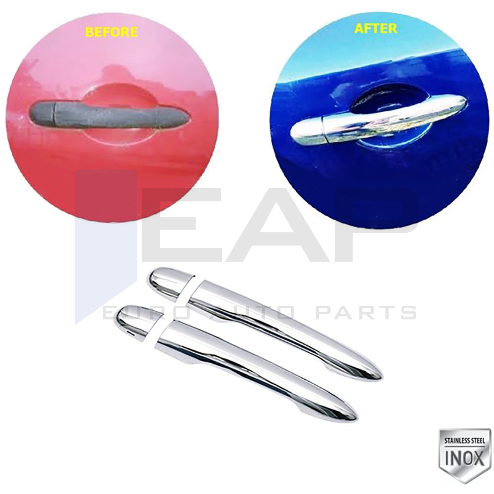 Door Handle Cover - 2 Doors - Stainless Steel
