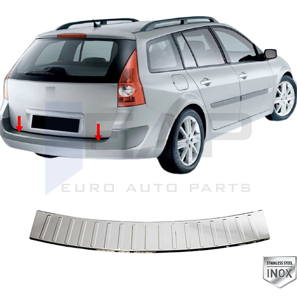 Rear Bumper Protector - Sw - Stainless Steel