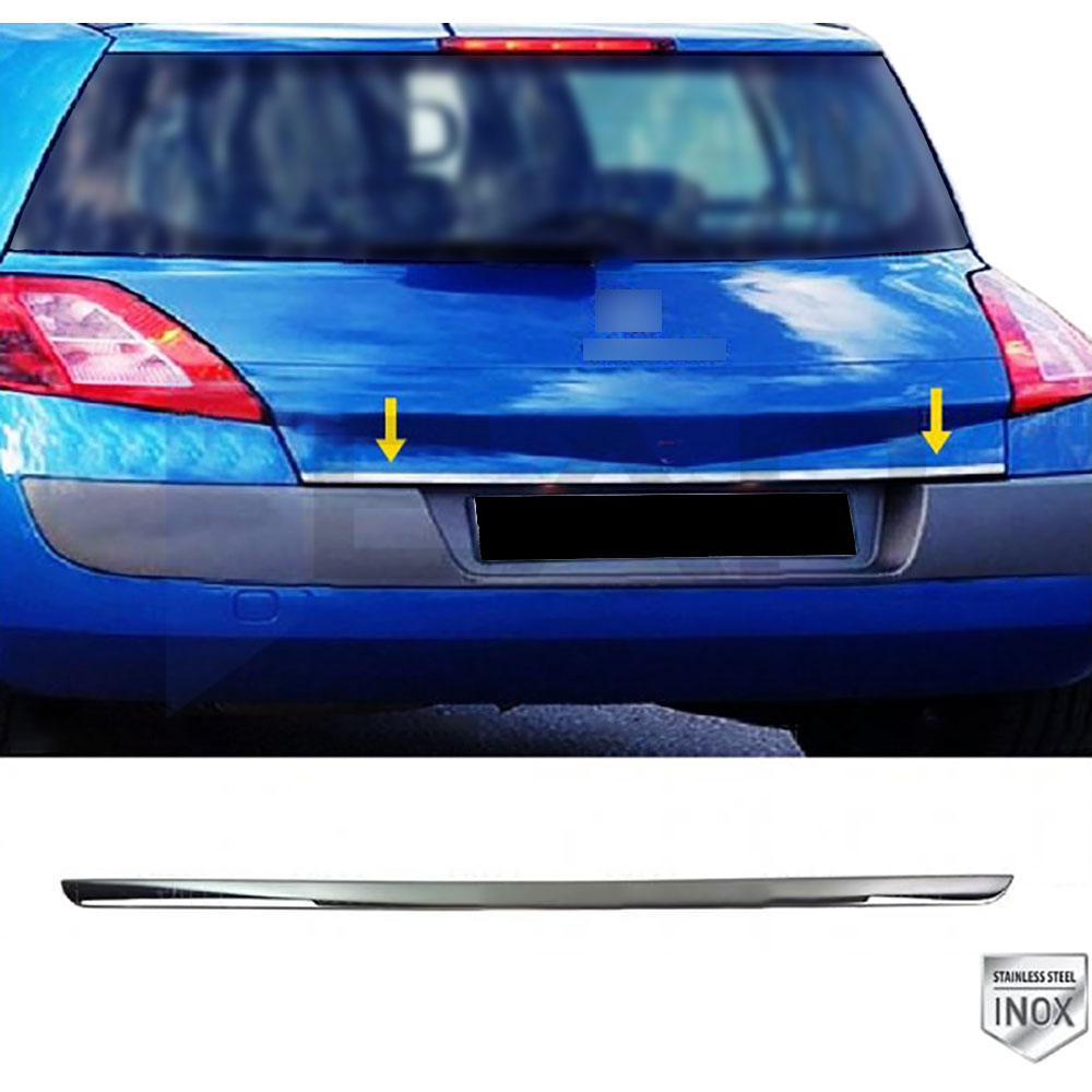 Trunk Lid Trim - Hb - Stainless Steel