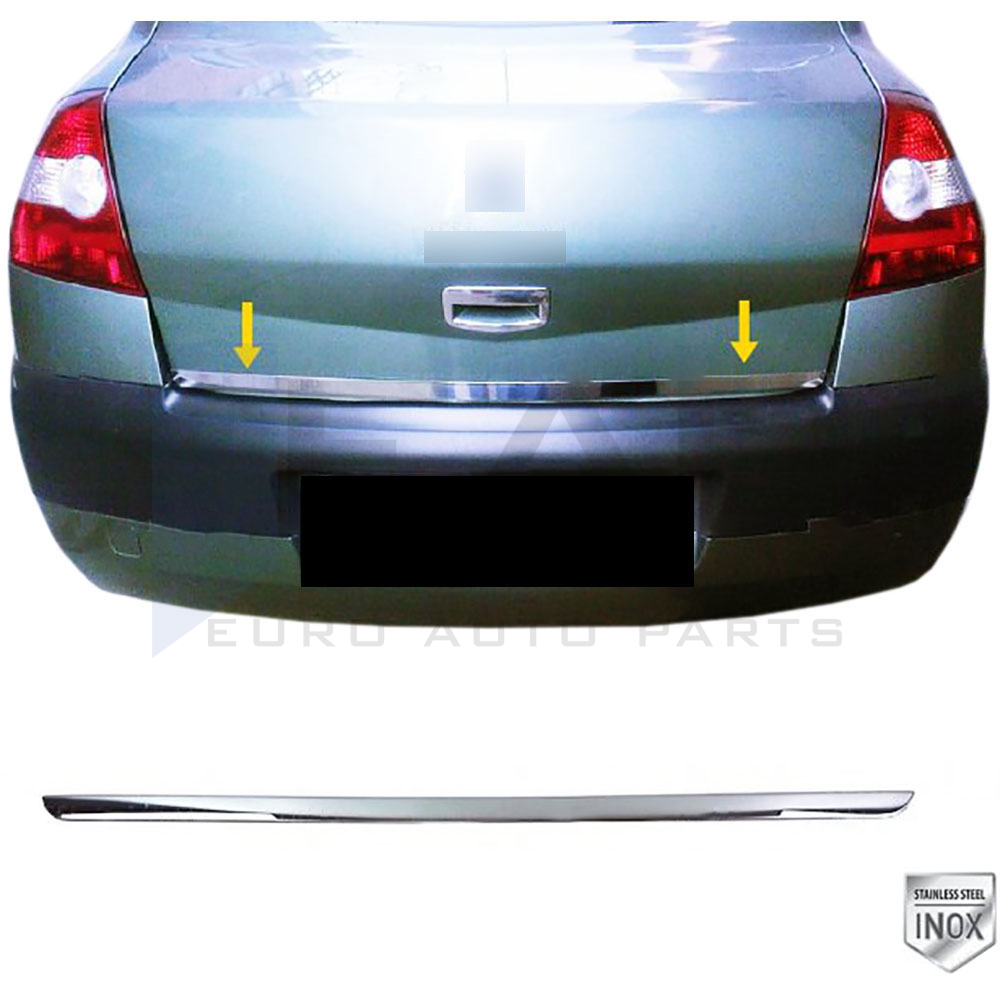 Trunk Lid Trim - Sedan - Stainless Steel