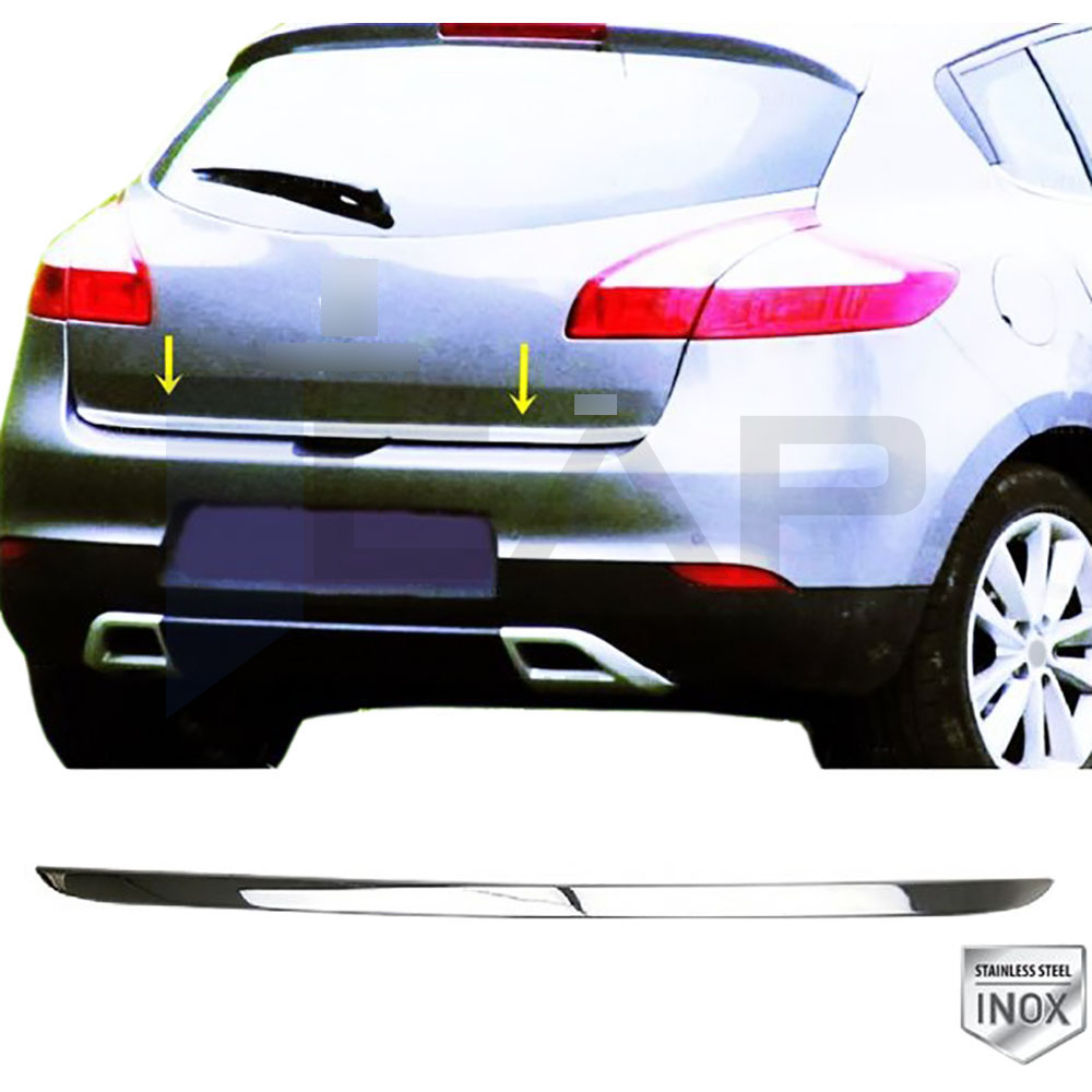 Trunk Lid Trim Hb - Stainless Steel