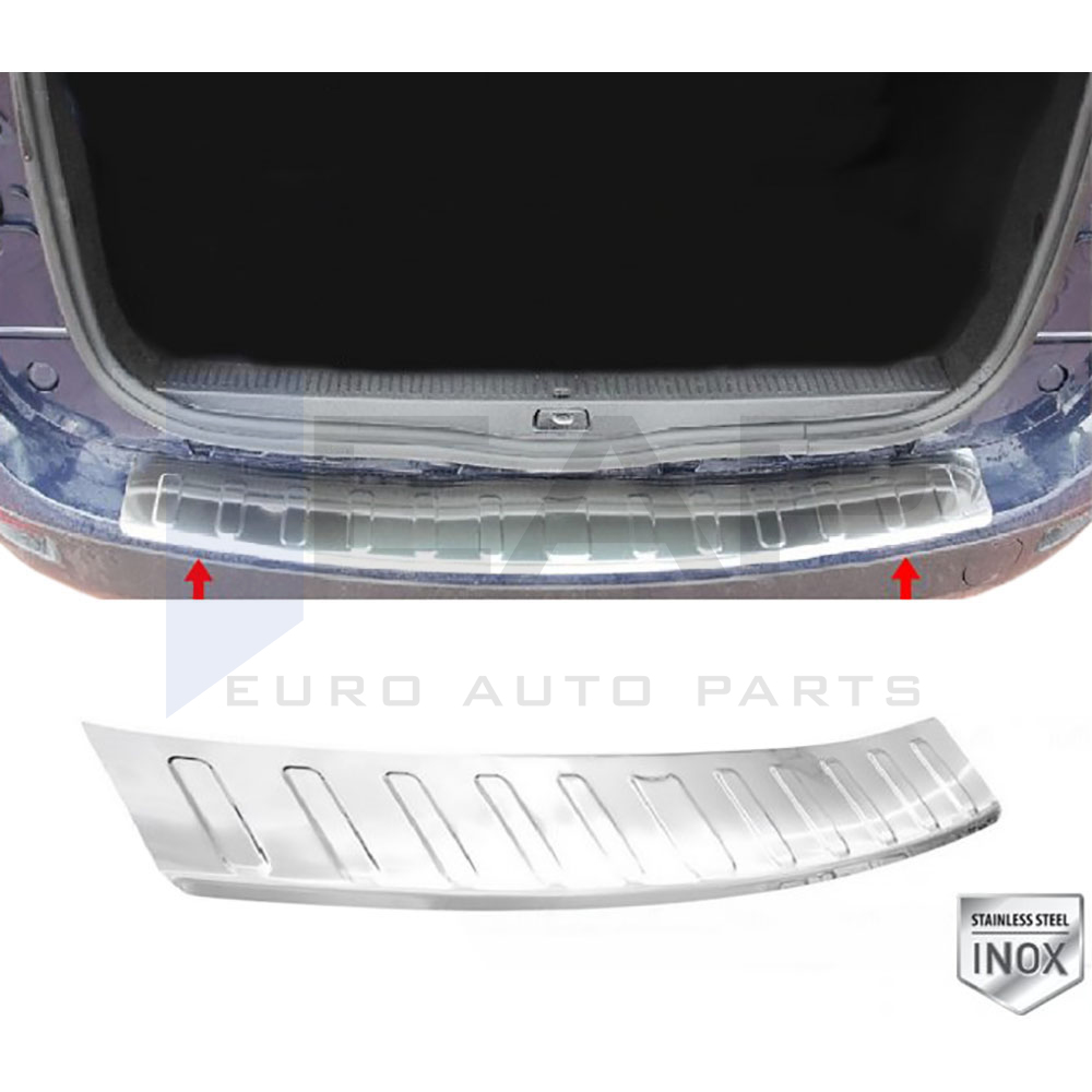 Rear Bumper Protector - Stainless Steel