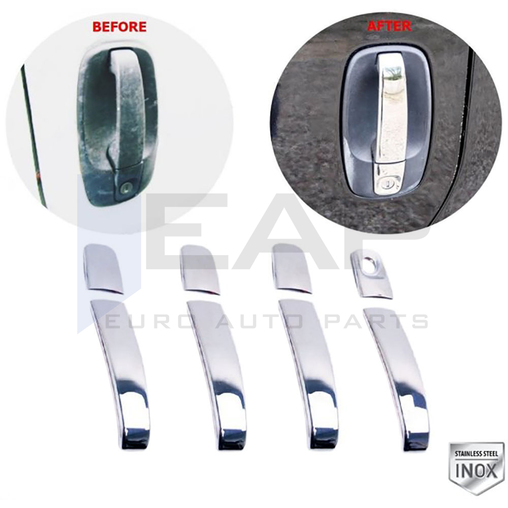 Door Handle Cover - 4 Doors - Stainless Steel