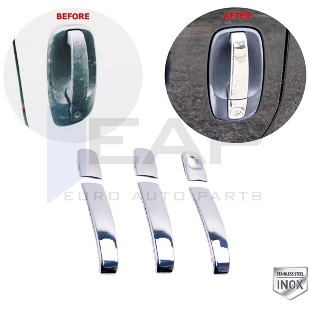 Door Handle Cover - 3 Doors - Stainless Steel
