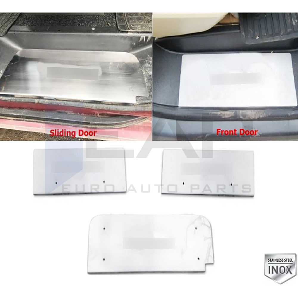 Interior Door Threshold Cover - 3 Doors- Stainless Steel