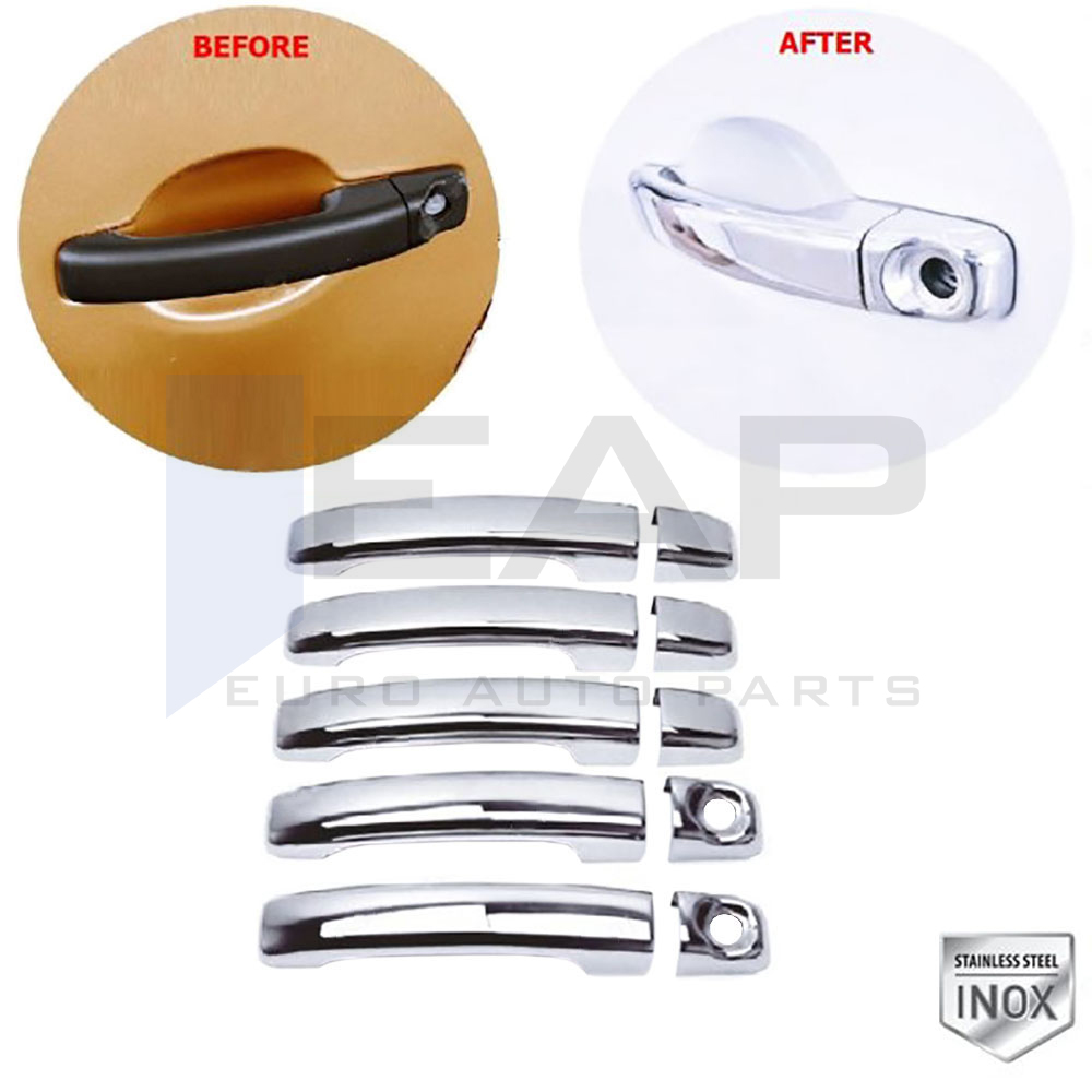 Door Handle Cover (Double Hole) - 5 Doors - Stainless Steel