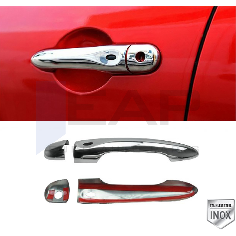 Door Handle Cover (1 Hole-2 Sensor)- 2 Doors - Stainless Steel