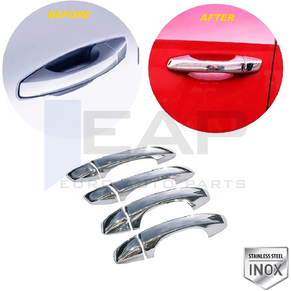Door Handle Cover - 4 Doors - Stainless Steel