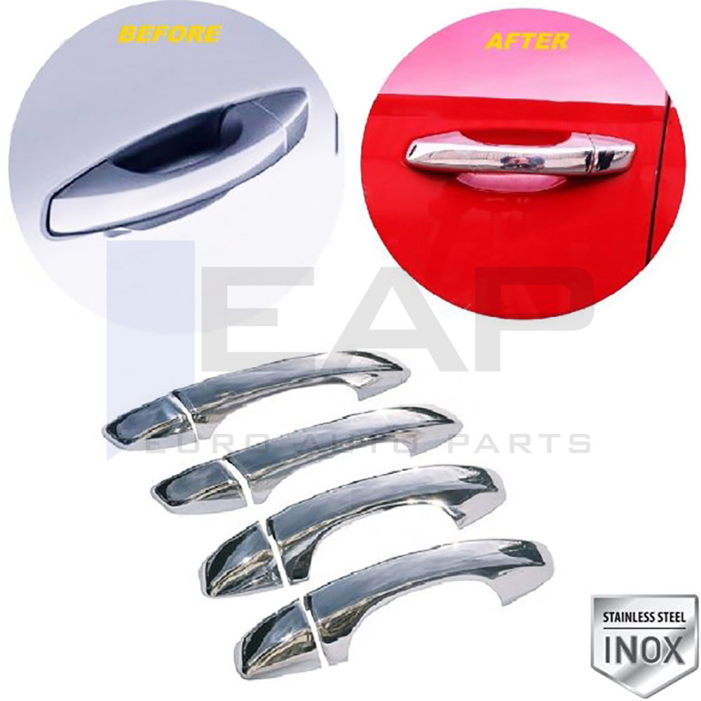 Door Handle Cover - 4 Doors - Stainless Steel