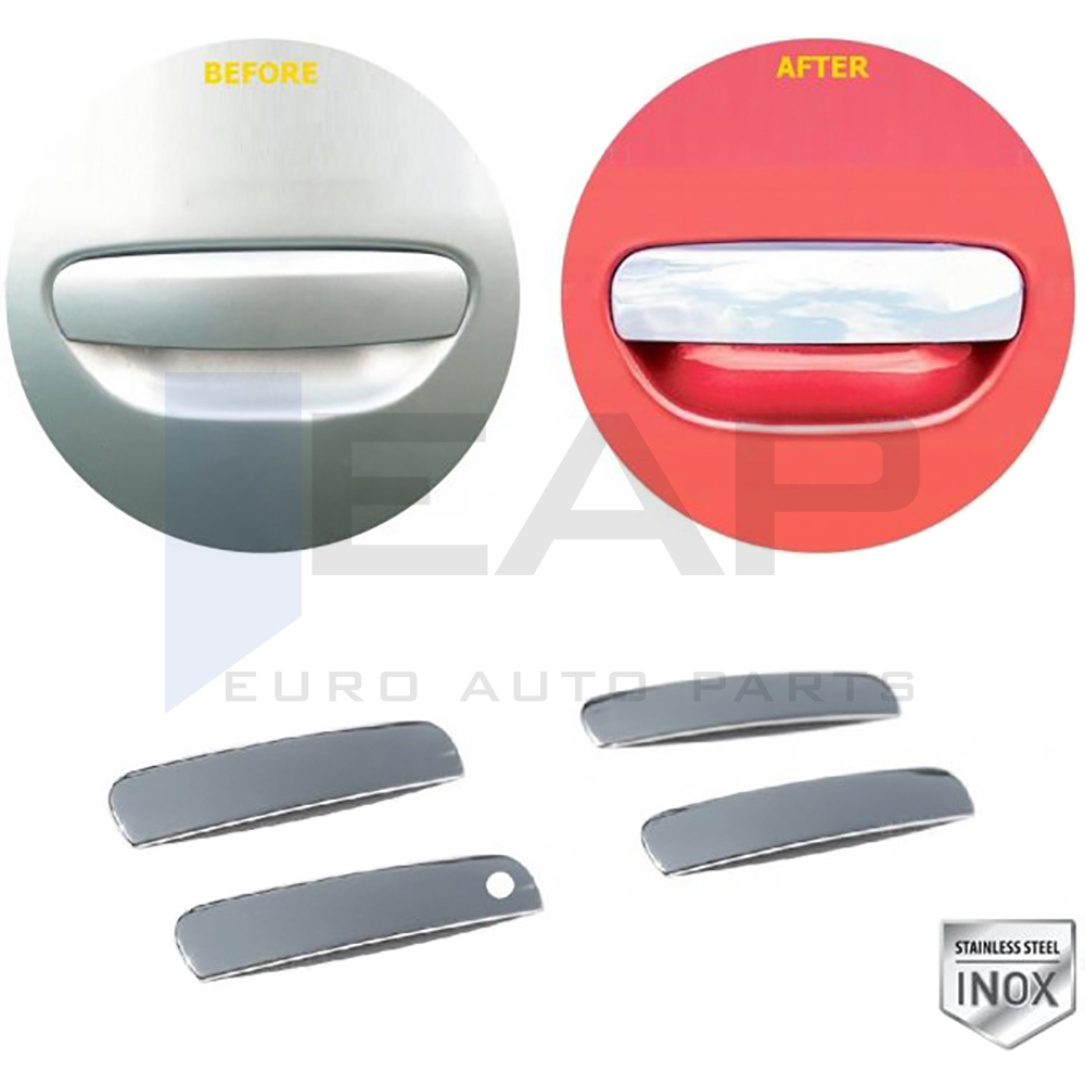 Door Handle Cover - 4 Doors - Stainless Steel