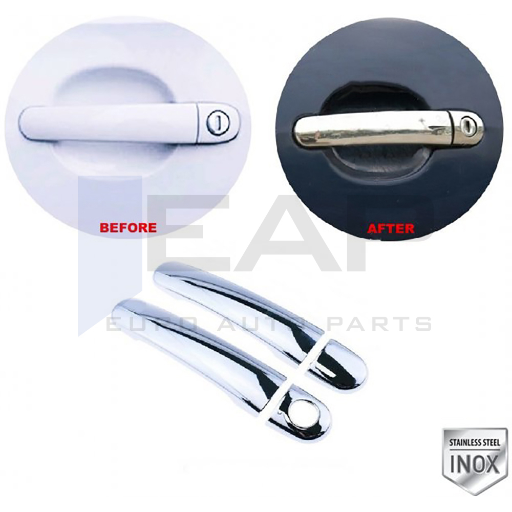 Door Handle Cover - 2 Doors - Stainless Steel