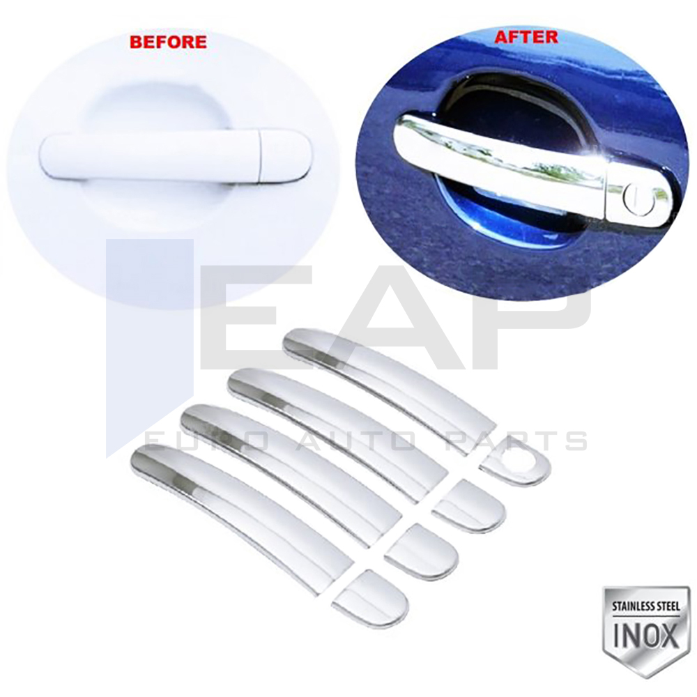 Door Handle Cover (Double Hole) - 4 Doors - Stainless Steel