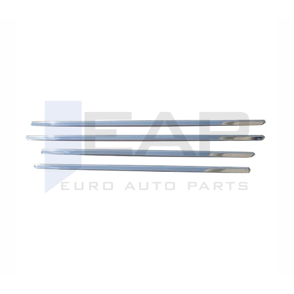 Window Frame Garnish - Sedan - 4 Pcs - Stainless Steel