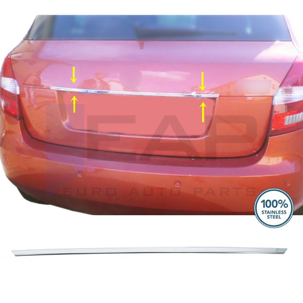 Trunk Lid Trim - Stainless Steel