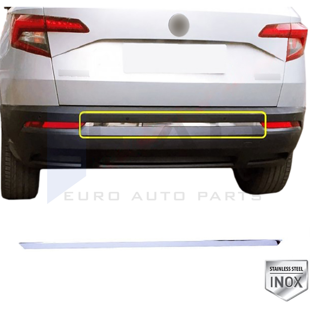 Rear Bumper Streamer - Stainless Steel