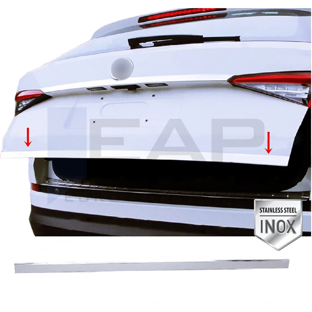 Trunk Lid Trim - Stainless Steel