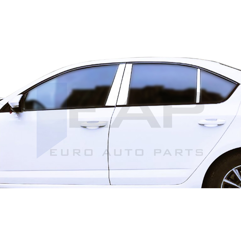 Door Post Set - 6 Pcs - Stainless Steel