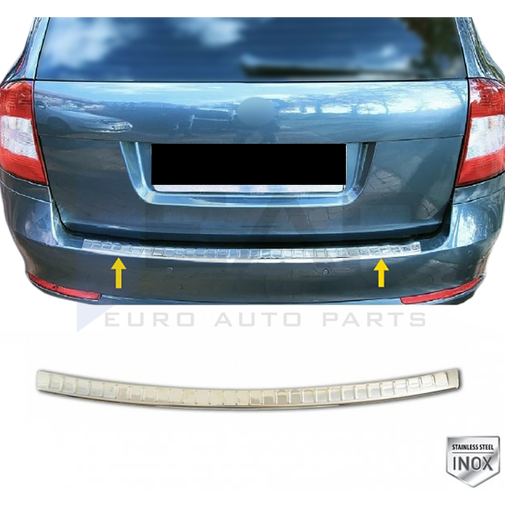 Rear Bumper Protector - Combi - Stainless Steel