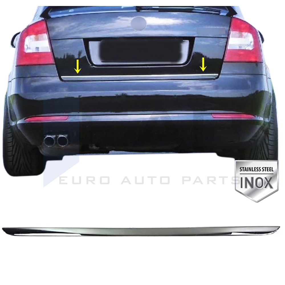 Trunk Lid Trim - Sedan - Stainless Steel
