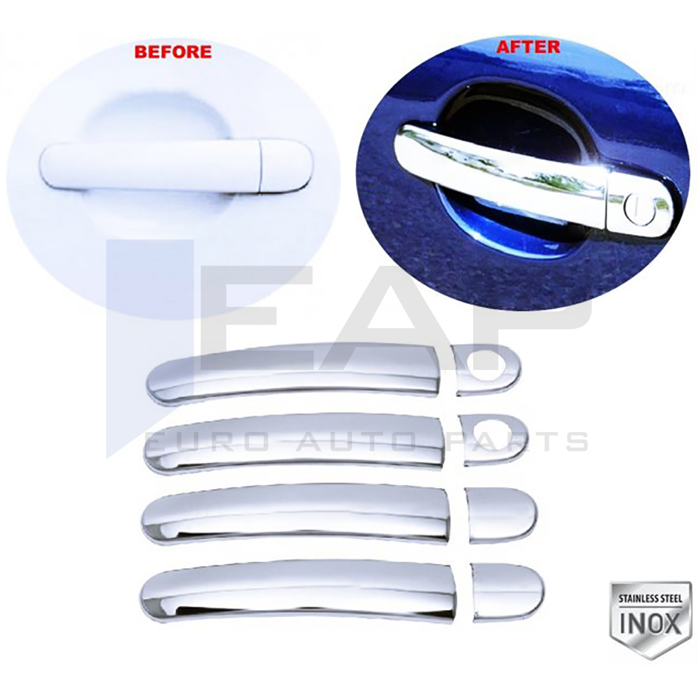 Door Handle Cover (Double Hole) - 4 Doors - Stainless Steel
