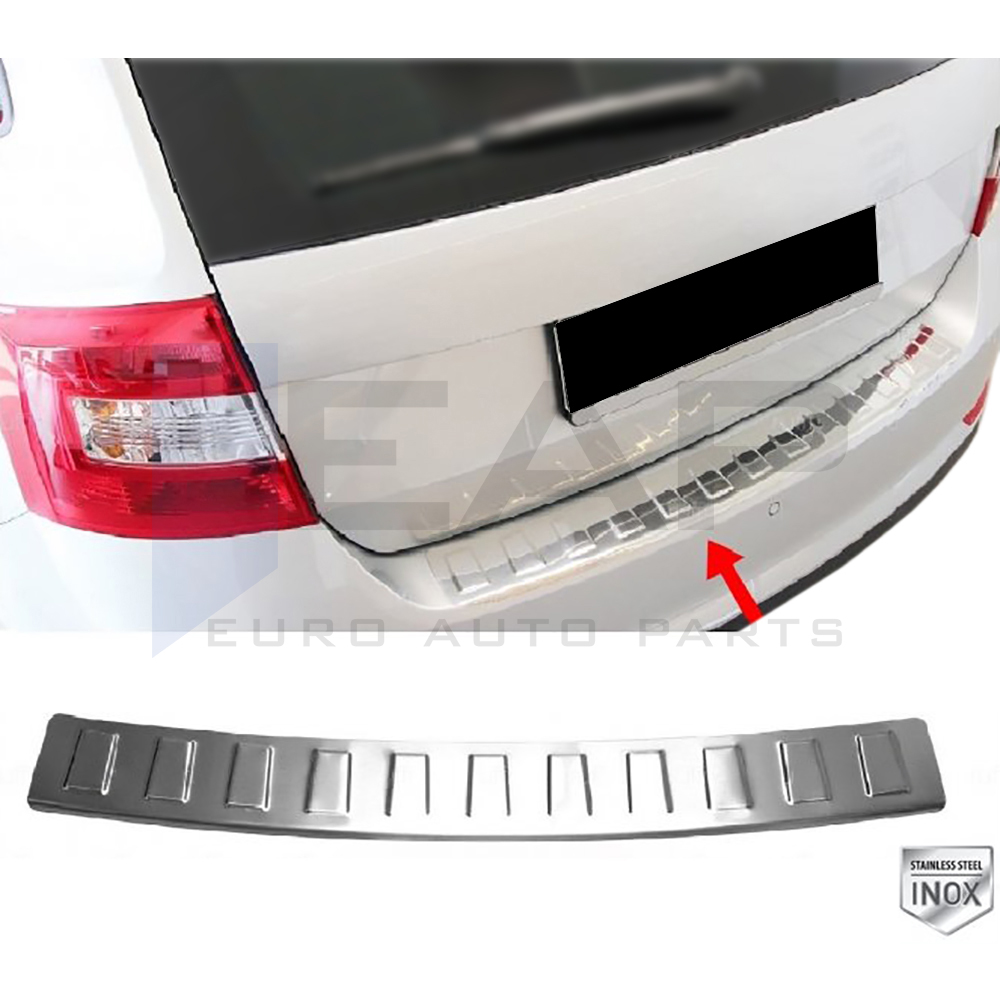 Rear Bumper Protector - Stainless Steel
