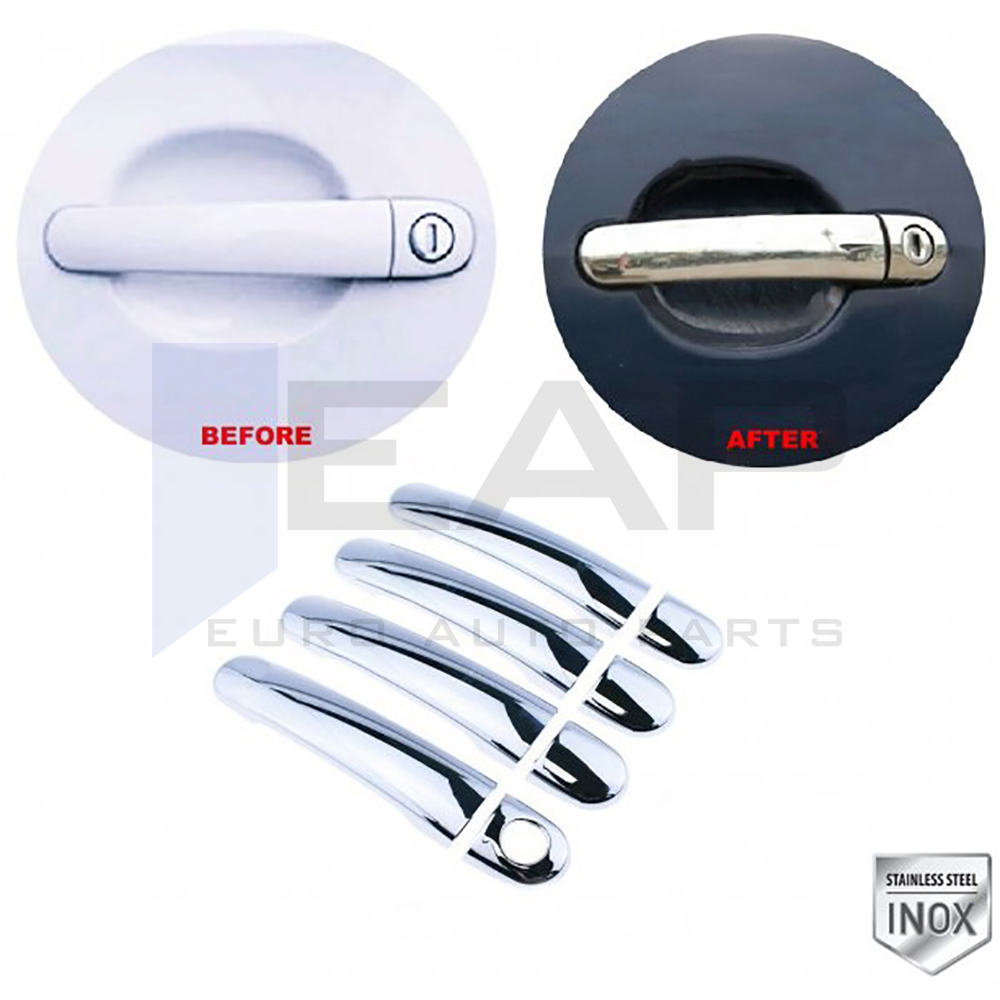 Door Handle Cover - 4 Doors - Stainless Steel