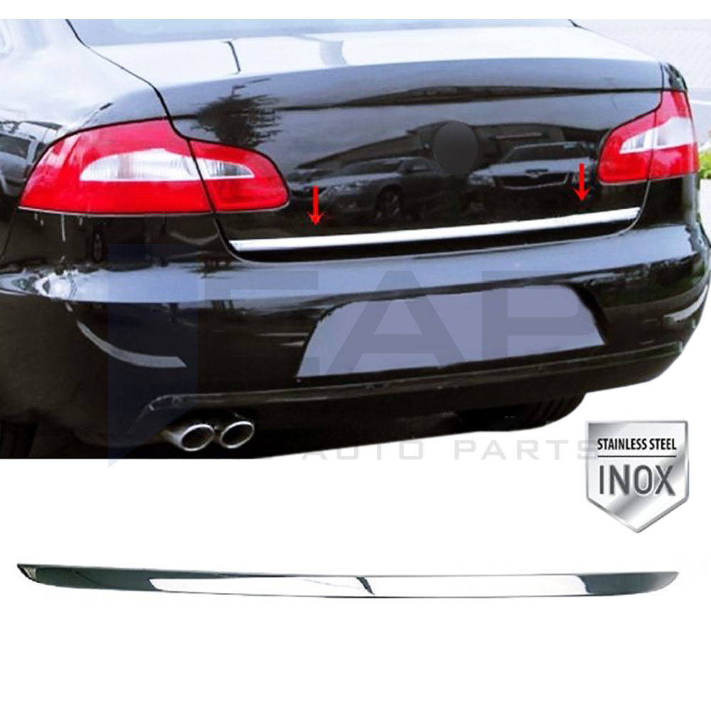 Trunk Lid Trim - Stainless Steel