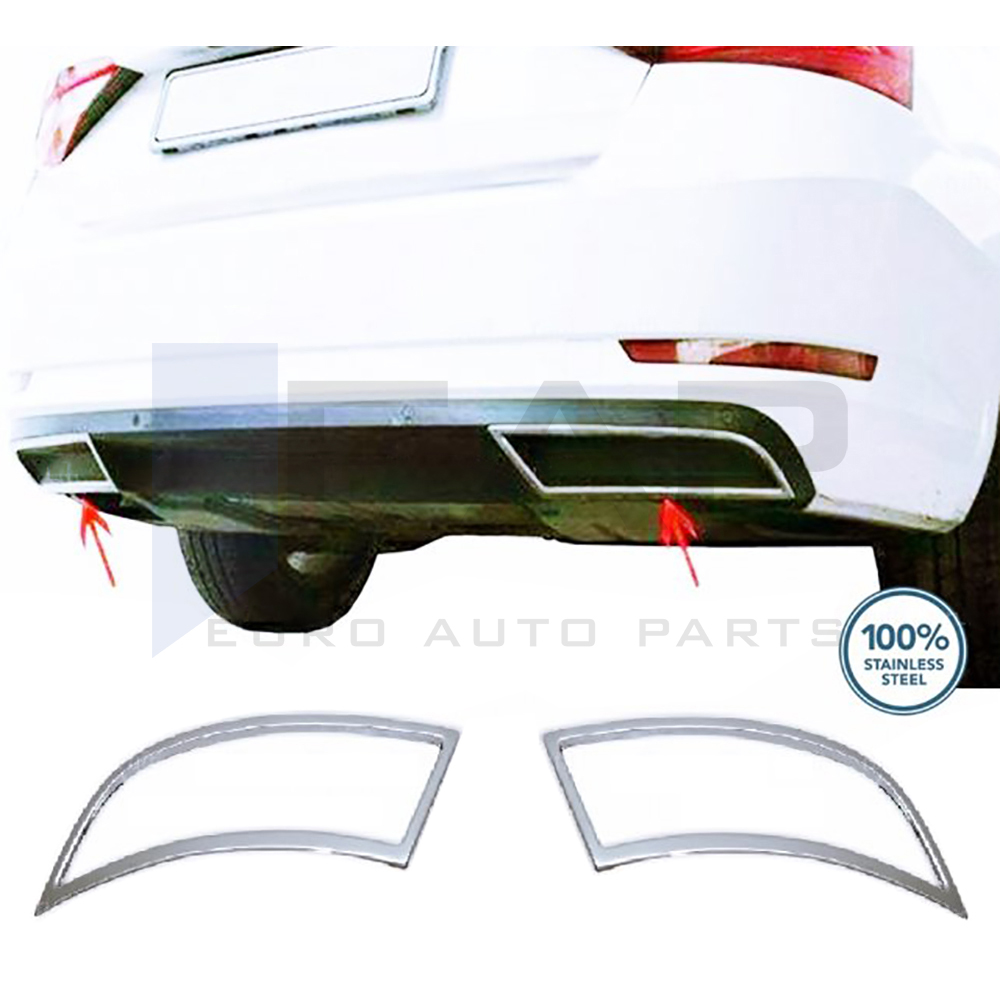 Exhaust Frame - 2 Pcs - Stainless Steel