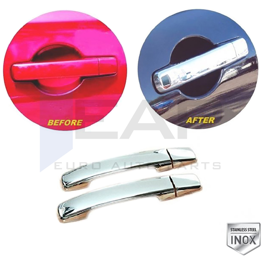Door Handle Cover - 2 Doors - Stainless Steel