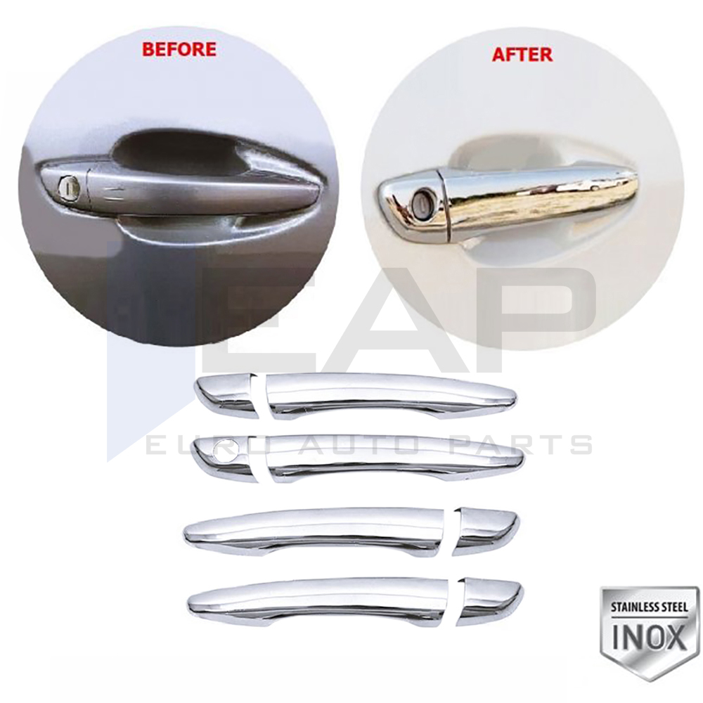 Door Handle Cover (Rear Single Door) (RHD) - 4 Doors - Stainless Steel