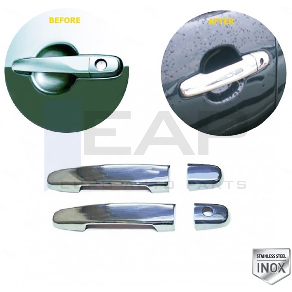 Door Handle Cover - 2 Doors - Stainless Steel