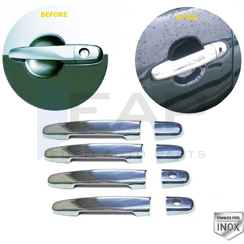 Door Handle Cover (Double Hole) - 4 Doors - Stainless Steel