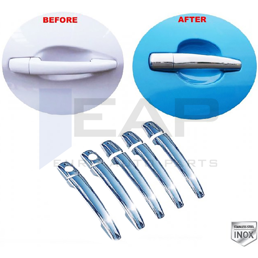 Door Handle Cover (Two Holes) - 5 Doors - Stainless Steel