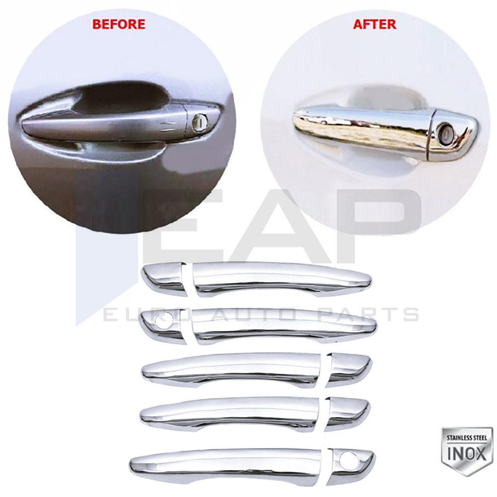 Door Handle Cover (Rear Double Door) (RHD) - 5 Doors - Stainless Steel