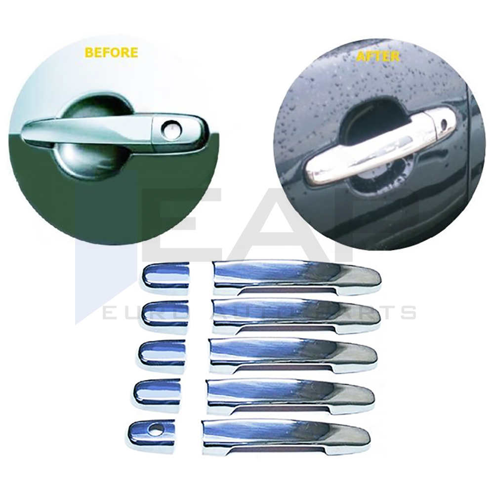Door Handle Cover (Double Holes) - 5 Doors - Stainless Steel
