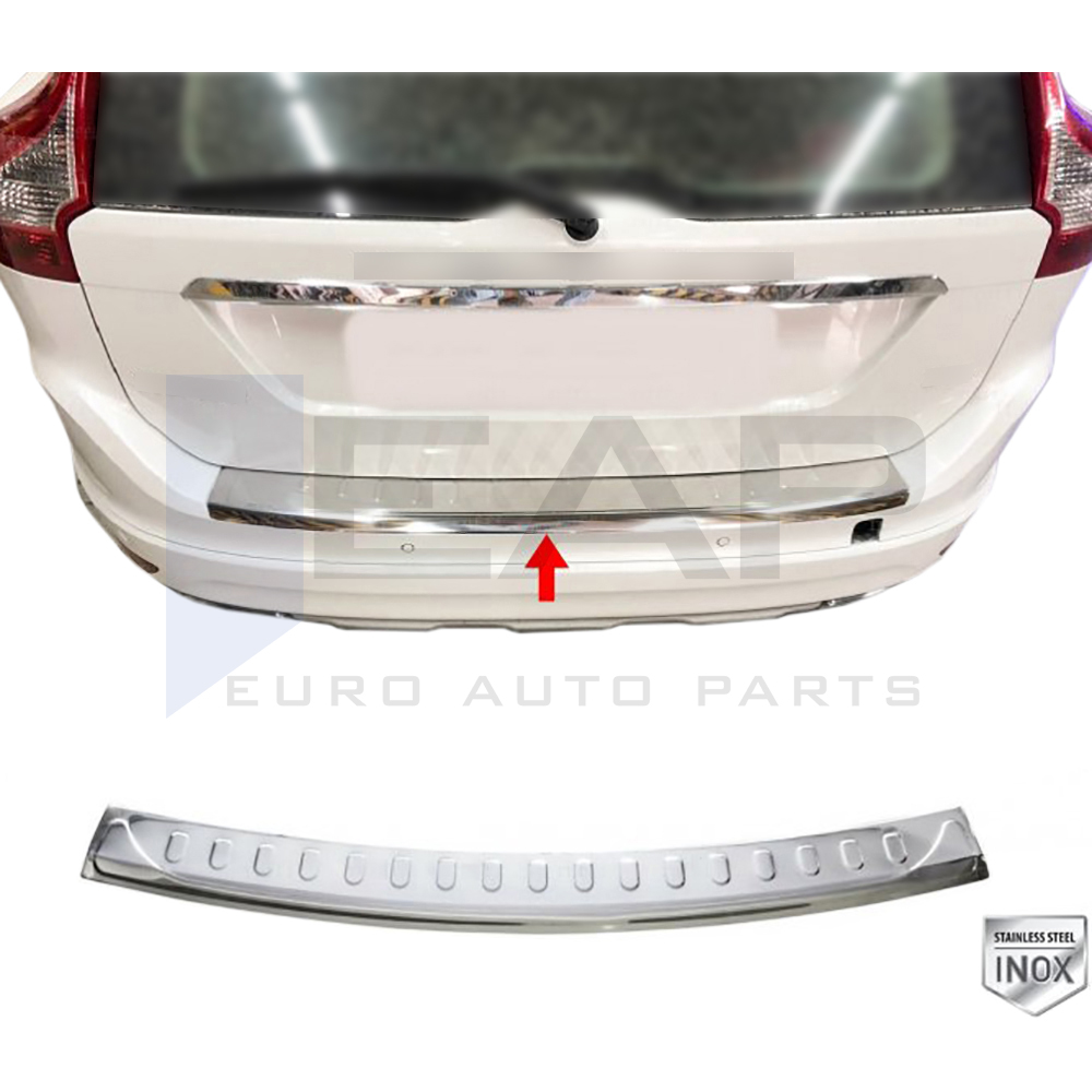 Rear Bumper Protector - Stainless Steel