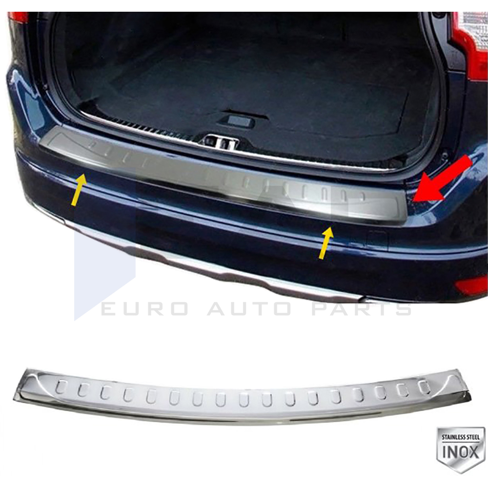 Rear Bumper Protector - Stainless Steel
