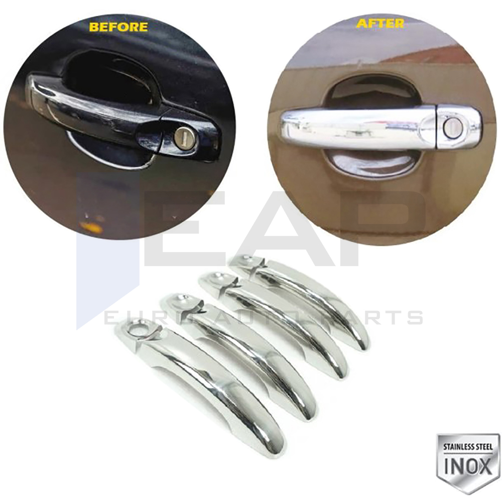 Door Handle Cover - 4 Doors - Stainless Steel
