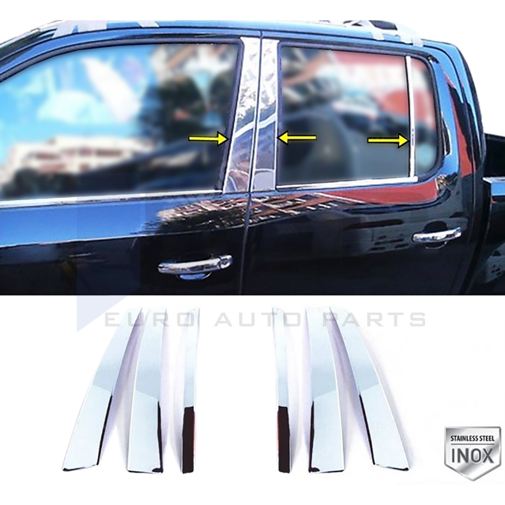 Door Post Set - 6 Pcs - Stainless Steel