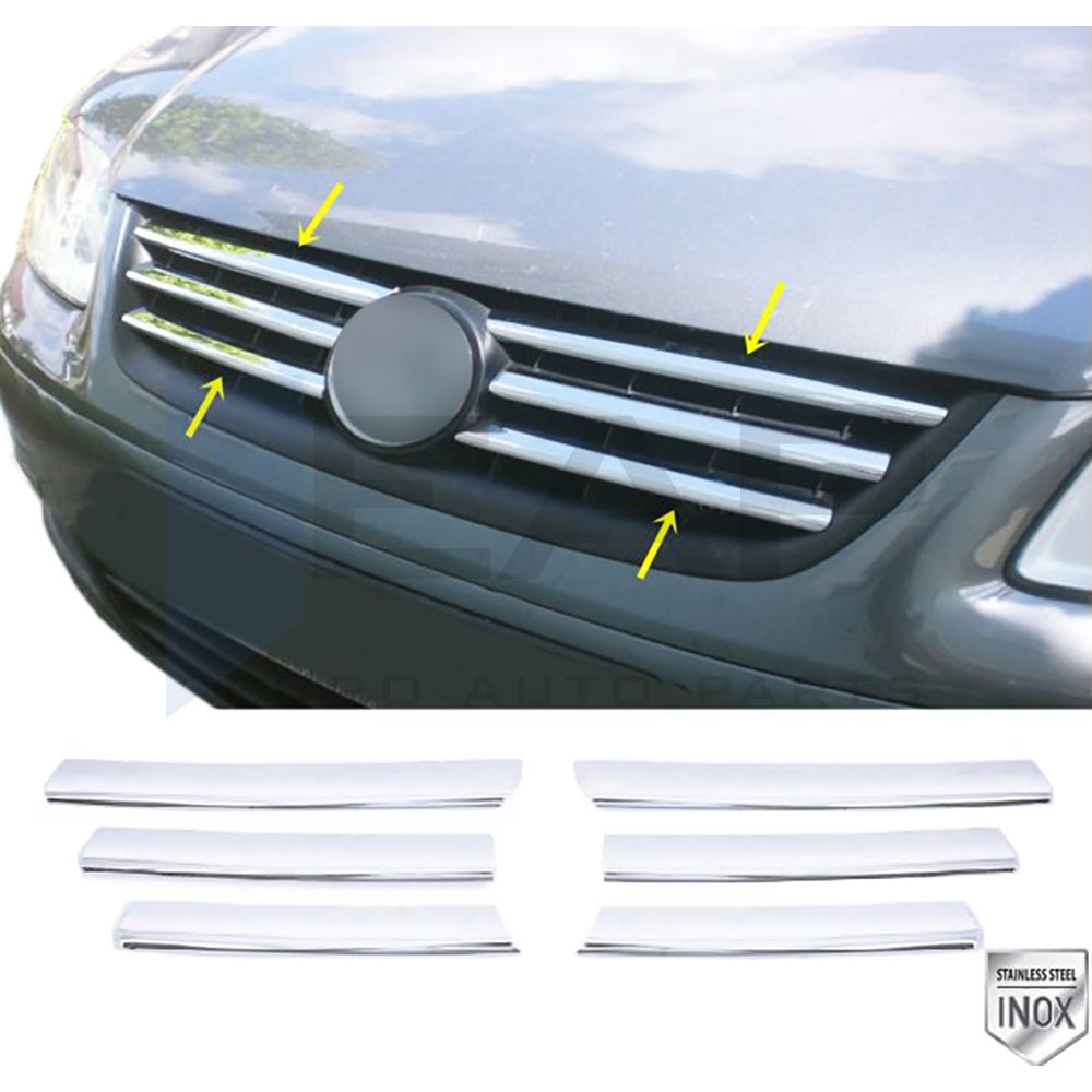 Front Grille - 6 Pcs - Stainless Steel