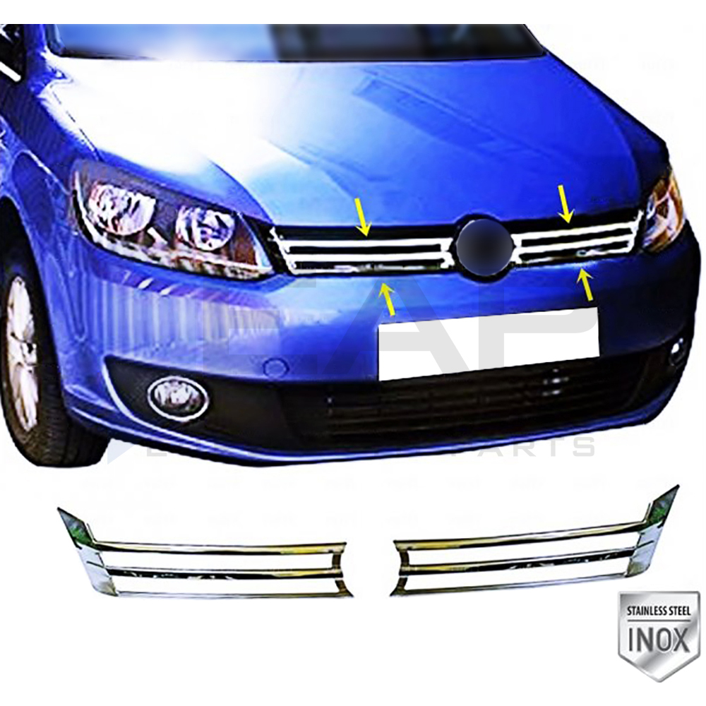 Front Grille - 2 Pcs - Stainless Steel