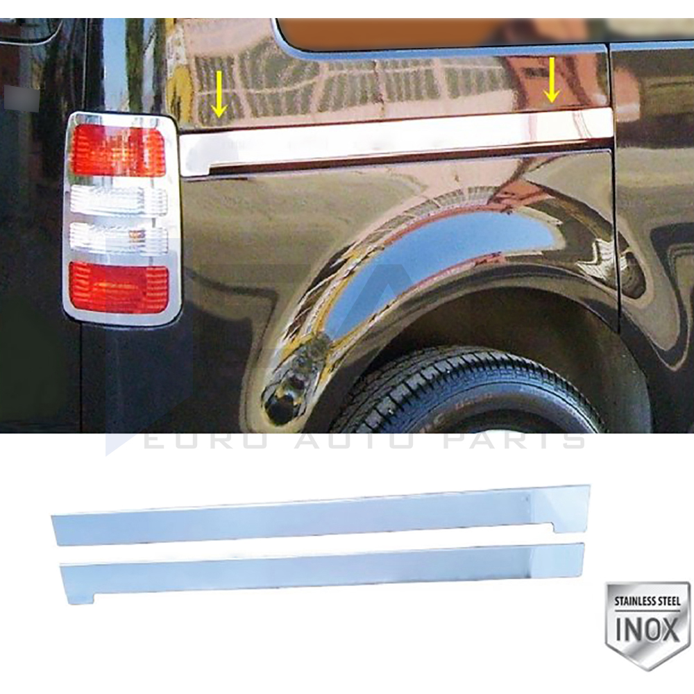 Side Door Rail Trim (Maxi) - Stainless Steel